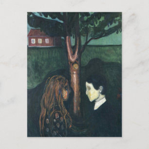 Edward Munch Art Painting Vykort