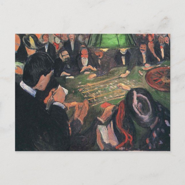 Edward Munch Art Painting Vykort (Framsida)