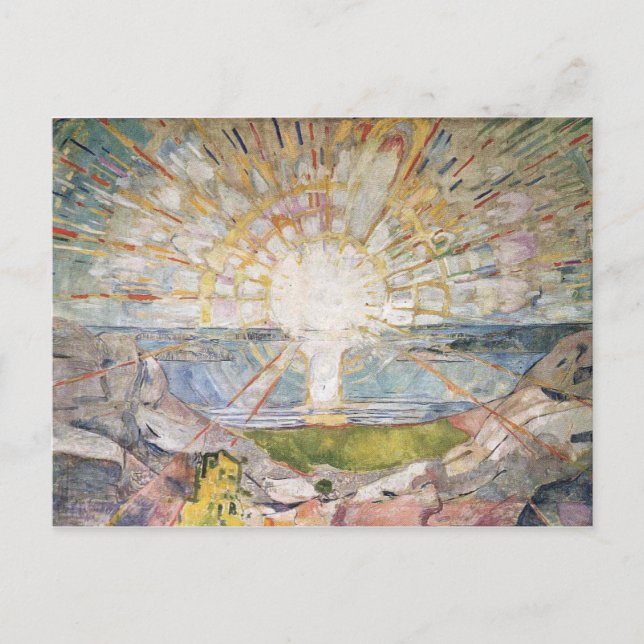 Edward Munch Art Painting Vykort (Framsida)