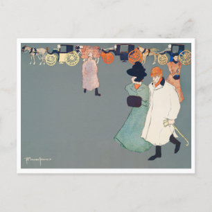 Edward Penfield, Man och Woman, Fine Art Vykort