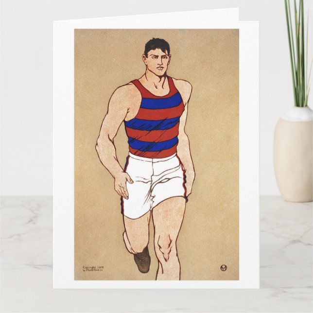 Edward Penfield Vikut gratulationskort Kort (Framsida)