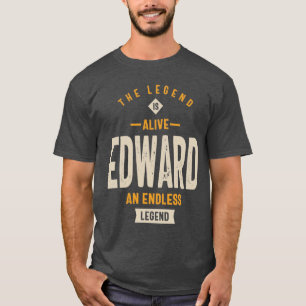 Edward Personlig Namn Birthday Gift T Shirt