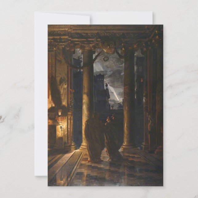 Edward Poynter - The Ides of March Inbjudningar (Framsida)