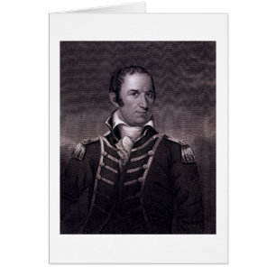 Edward Preble (1761-1807), graverad av Henry Bryan Hälsningskort