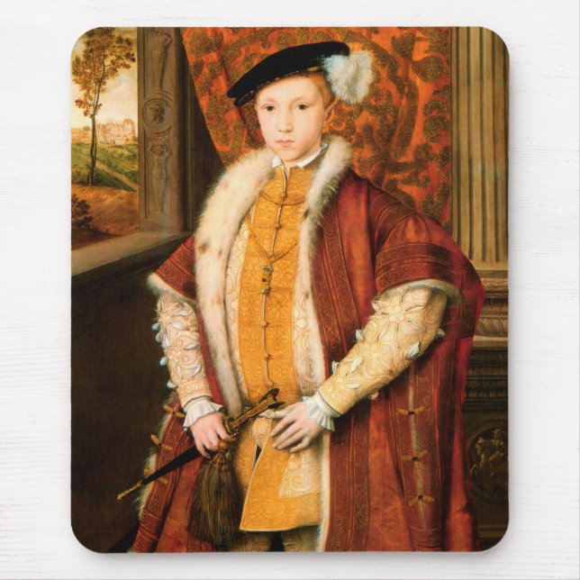 Edward, Prince of Wales (Edward VI of England) Musmatta (Framsidan)
