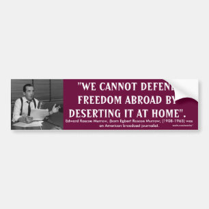 Edward R. Murrow Citering Bildekal