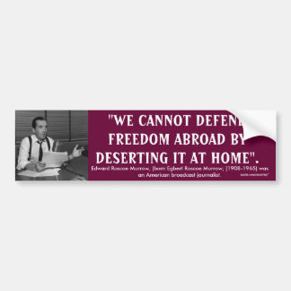 Edward R. Murrow Citering Bildekal