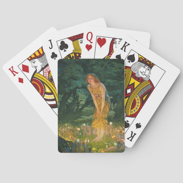 Edward Robert Hughes - Midsommar Kväll Spelkort (Baksidan)