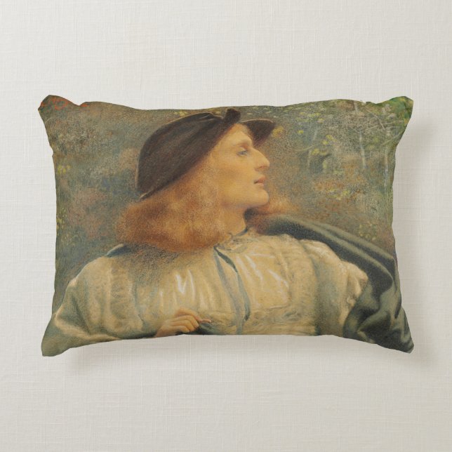 Edward Robert Hughes - Orlando Prydnadskudde (Framsidan)