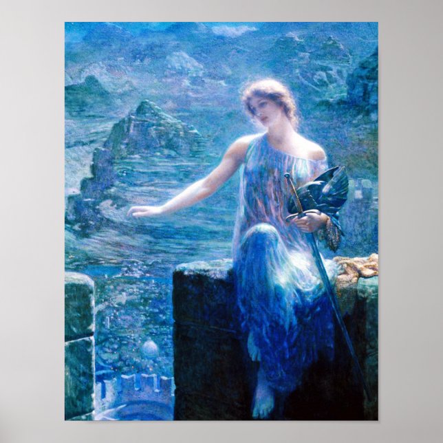 Edward Robert Hughes - Valkyrie's Vigil Poster (Framsidan)