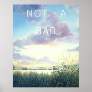 Edward Ruscha - Inte en dålig värld, va - 1984 Poster