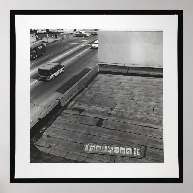 Edward Ruscha - Rooftop (Rooftops Series #2) - Pop Poster (Framsidan)