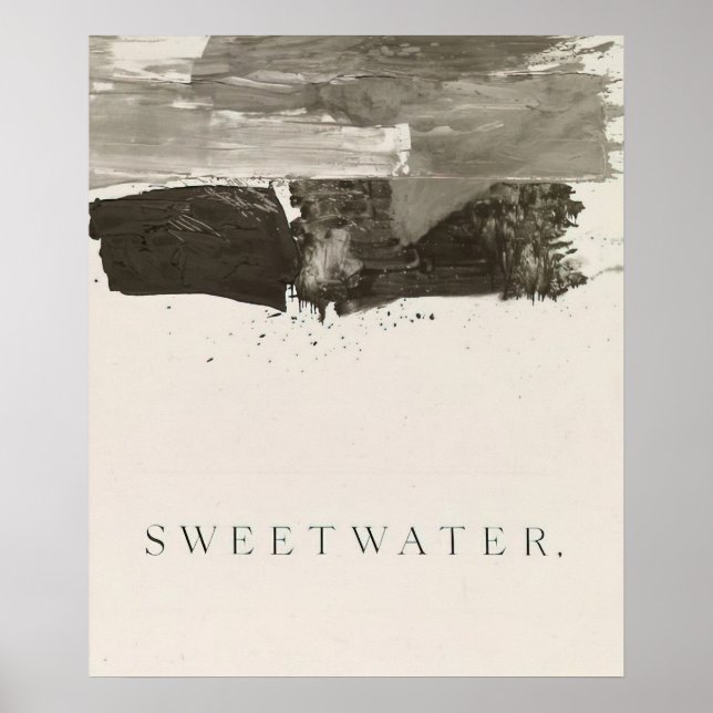 Edward Ruscha - Sweetwater - 1959 Poster (Framsidan)