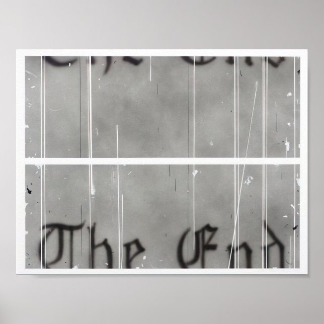 Edward Ruscha - The End #1 - 1993 Poster (Framsidan)