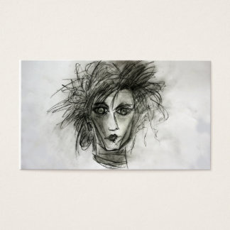 Edward Scissors Hairdresser Business Card Visitkort