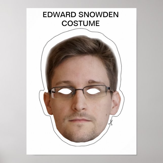 Edward Snowden Costume Poster (Framsidan)