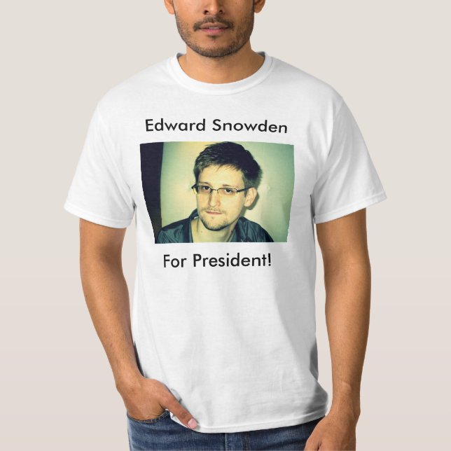 Edward Snowden för president! Tröja (Framsida)