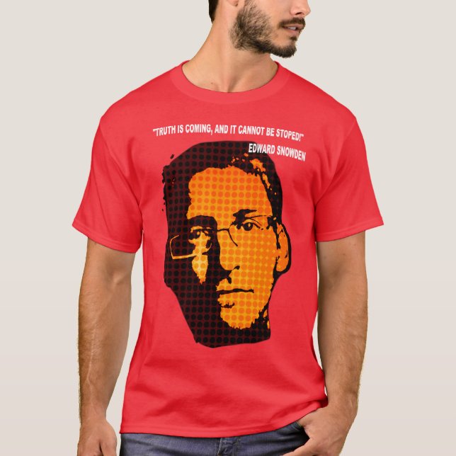 Edward Snowden quote T Shirt (Framsida)