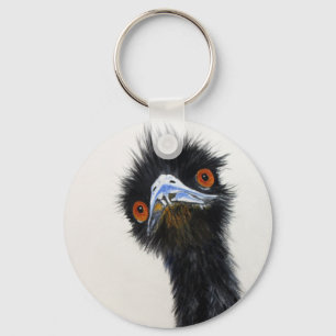 Edward the Erudite Emu Nyckelring