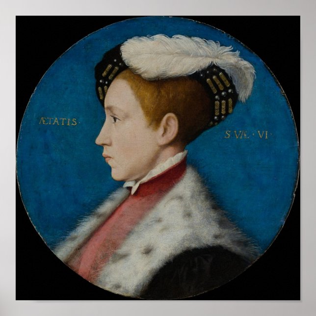 Edward VI (1537-1553), När Duke av Cornwall Poster (Framsidan)
