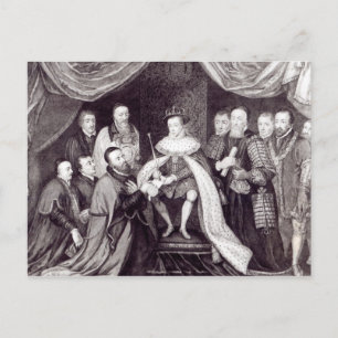 Edward VI Beviljande av stadgan Vykort