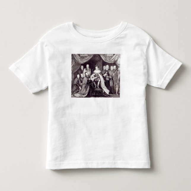 Edward VI som beviljar chartern Tee Shirt (Framsida)