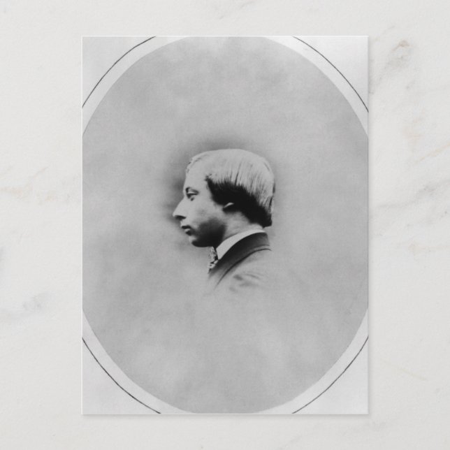 Edward VII, 1860 Vykort (Framsida)