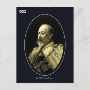 Edward VII Kung i England Vykort