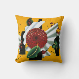 Edward Wadsworth, Dahlias, berömd-målning Kudde