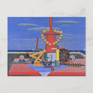 Edward Wadsworth-målning, Regalia, Vykort