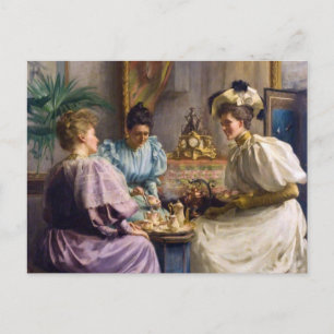 Edwardian Aftertoltea Vykort