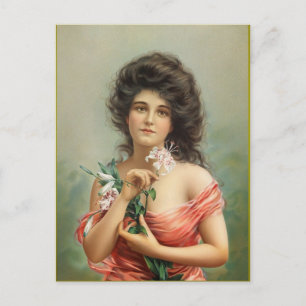 Edwardian Beauty vycard Vykort