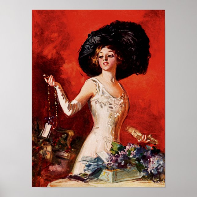 Edwardian Glamor Girl Poster (Framsidan)