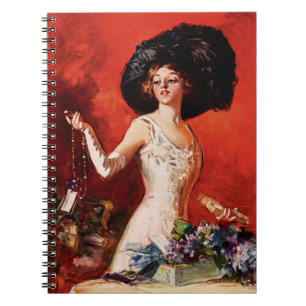 Edwardian glamourflicka anteckningsbok