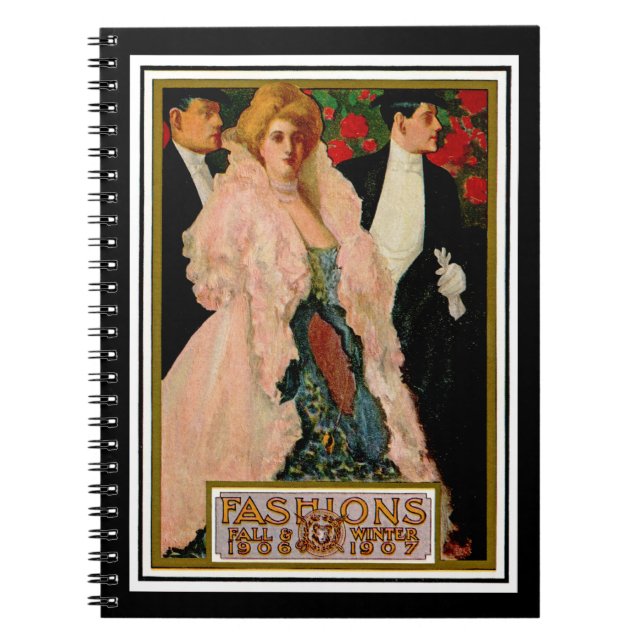 Edwardian modeer: Nedgången och övervintrar 1906 Anteckningsbok Med Spiral (Framsidan)