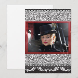 Edwardian Note Card Tack Kort