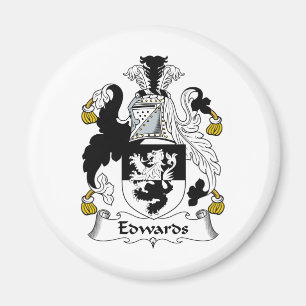 Edwards familjvapensköld magnet
