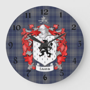 Edwards familjvapensköld - Wales Stor Klocka