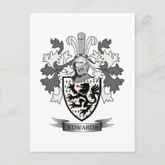 Edwards Family Crest Jackar av Arm Vykort
