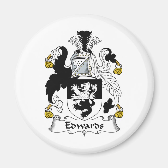 Edwards Family Crest Magnet (Framsidan)