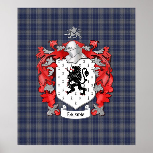 Edwards Family Crest Poster (Framsidan)