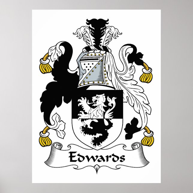Edwards Family Crest Poster (Framsidan)