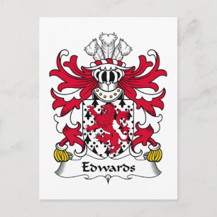 Edwards Family Crest Vykort