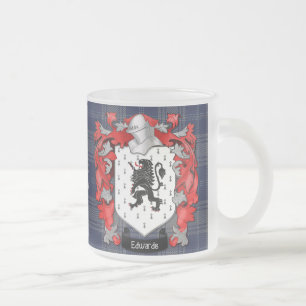 Edwards Family Crest - Wales Frostad Glasmugg