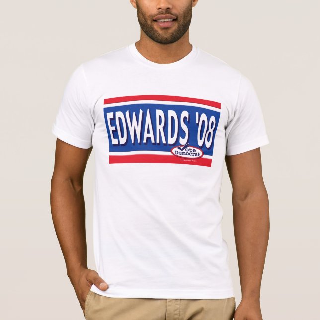 Edwards för presidentskjorta tee shirt (Framsida)