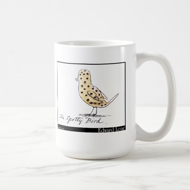 Edwards Lear finniga fågel Kaffemugg (Höger)