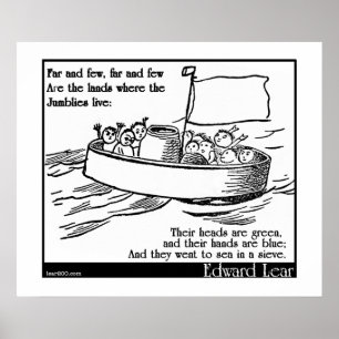 Edwards Lear Jumblies Poster