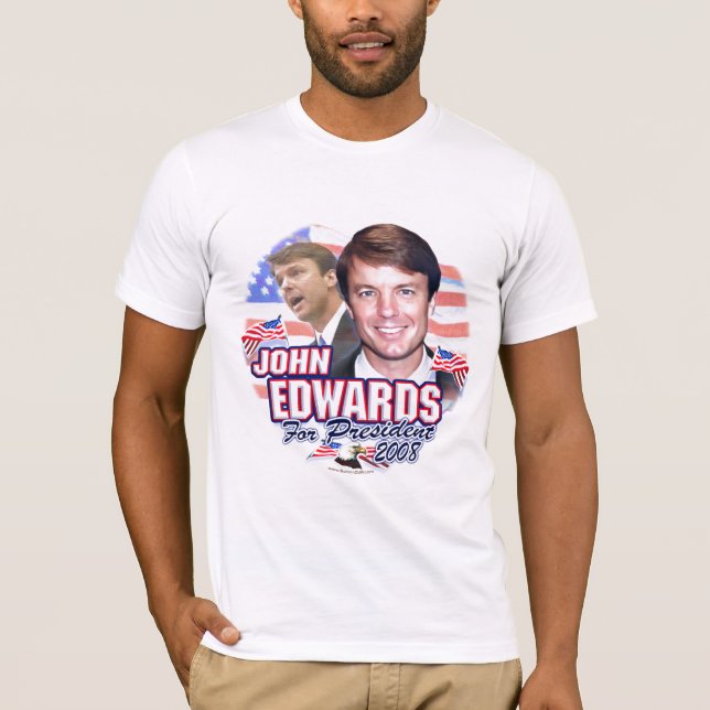 Edwards skjorta 2008 t-shirt (Framsida)