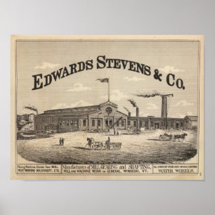 Edwards Stevens och Co-producenter i Winooski Poster