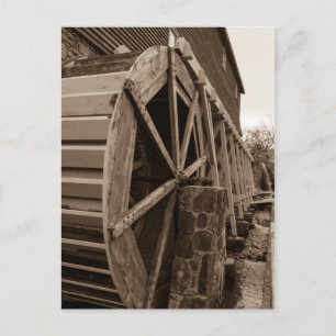 Edwards Vatten Wheel Sepia Vykort